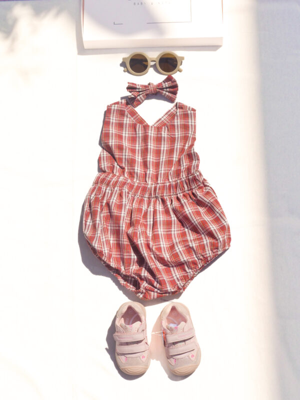 Burgundy Blossom Vichy Body – Image 3